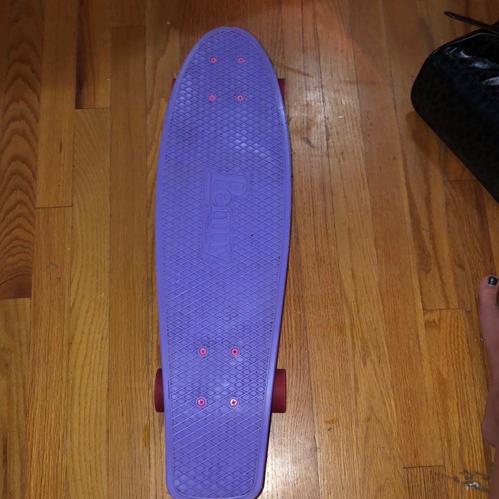 Purple penny board